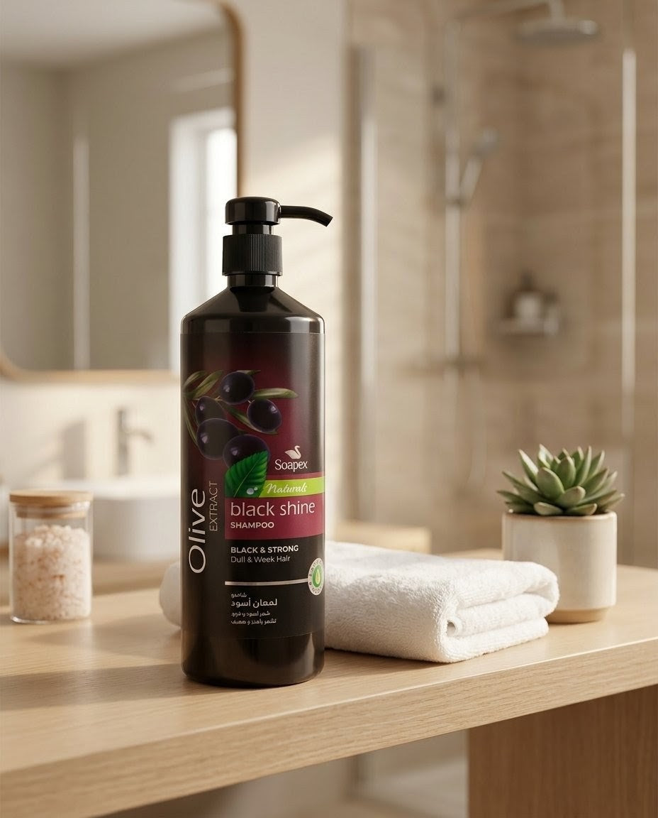Soapex Olive Black Shine Shampoo