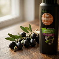 Maxsoft Black Olive Shampoo | Black & Strong Hair Care