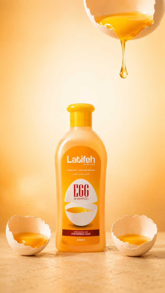 Latifeh Egg Shampoo | Egg Protein Hair Care