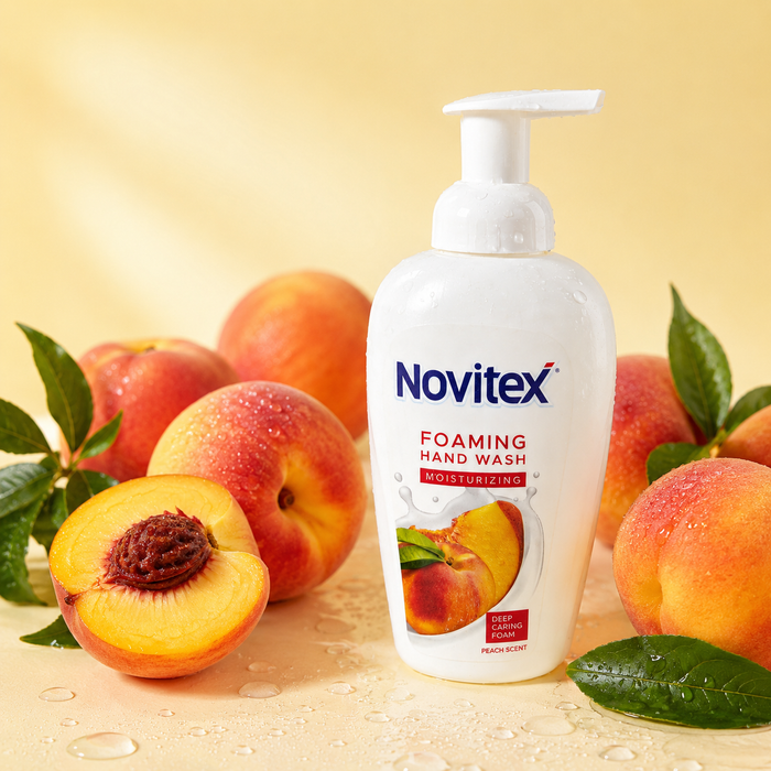 Novitex Foaming Hand Wash Peach Scent – 500g