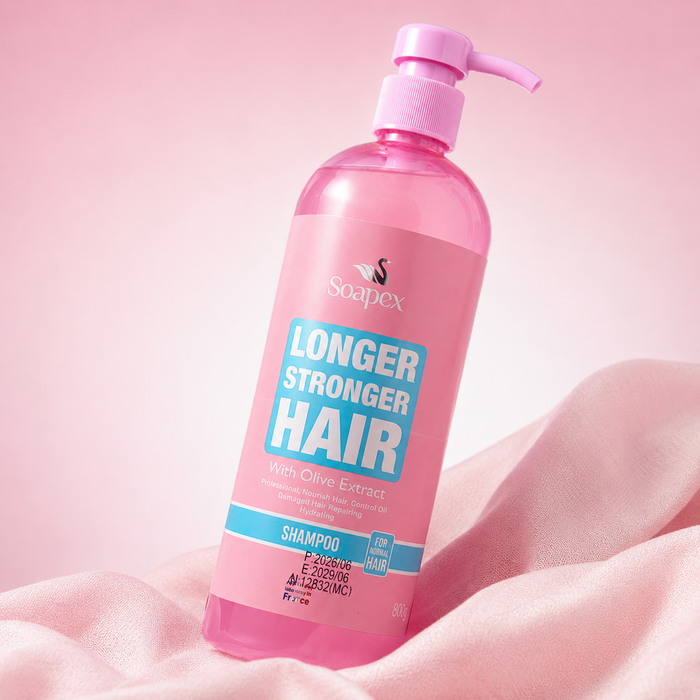 Soapex Longer Hair Shampoo with Olive Extract – 800g