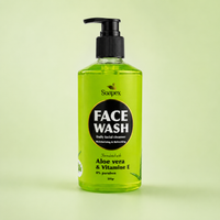 Soapex Aloe Vera & Vitamin E Face Wash | Gentle Daily Facial Cleanser