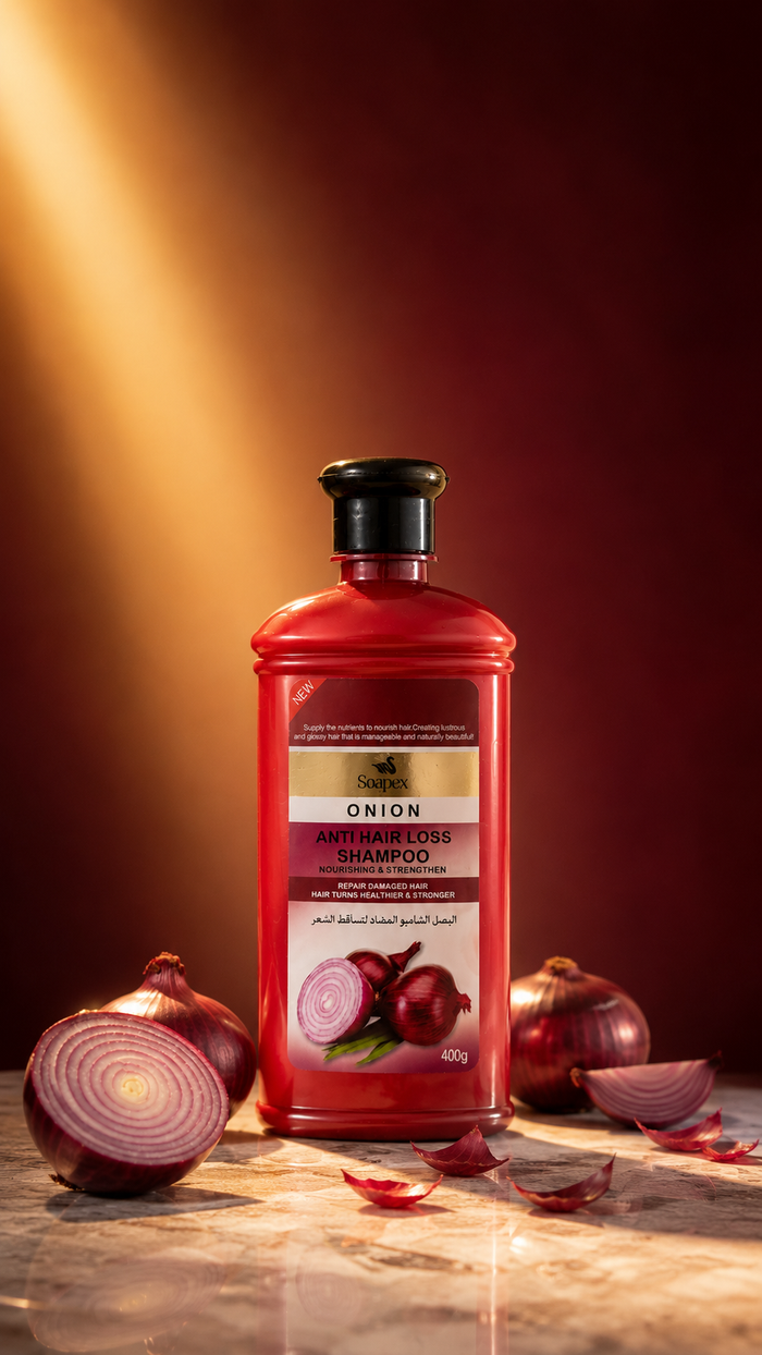 Soapex Onion Shampoo with Onion Extract – 400g